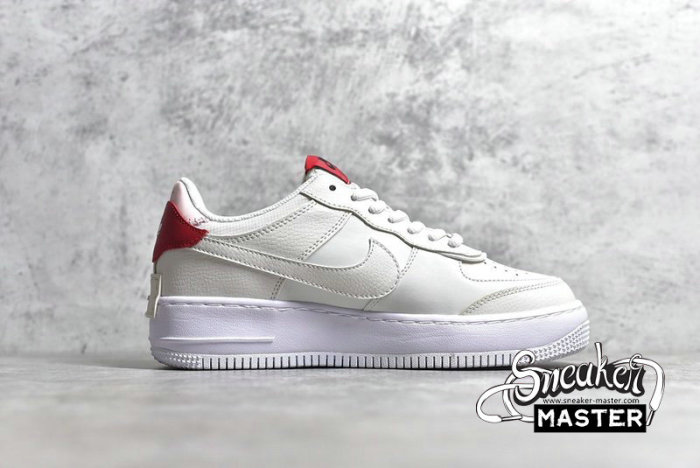 NIKE AIR FORCE 1 SHADOW PHANTOM PHANTOM/ECHO PINK/GYM RED CI0919-003