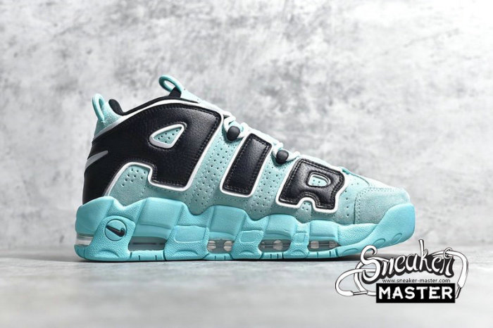 NIKE AIR MORE UPTEMPO 96 QS LIGHT AQUA/BLACK/WHITE CN8118-400