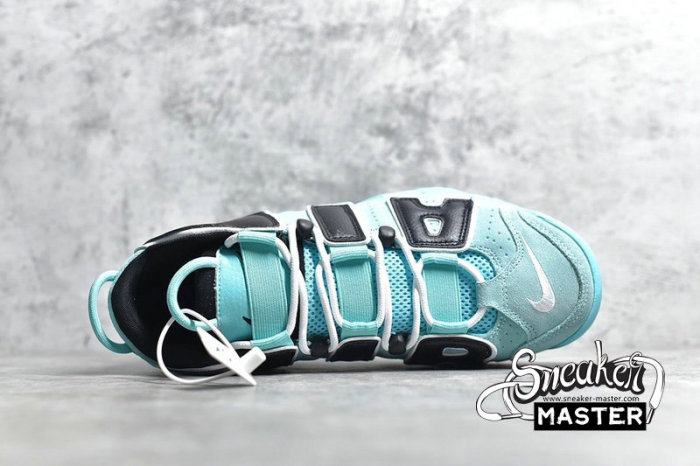 NIKE AIR MORE UPTEMPO 96 QS LIGHT AQUA/BLACK/WHITE CN8118-400