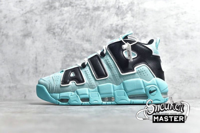 NIKE AIR MORE UPTEMPO 96 QS LIGHT AQUA/BLACK/WHITE CN8118-400