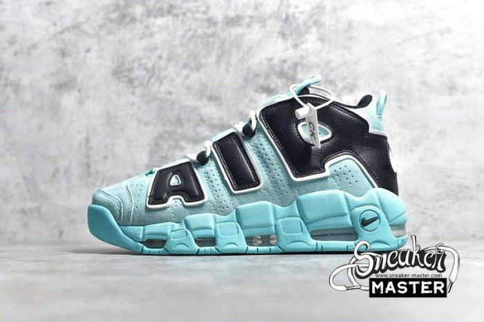 NIKE AIR MORE UPTEMPO 96 QS LIGHT AQUA/BLACK/WHITE CN8118-400
