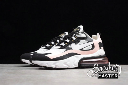 NIKE AIR MAX 270 REACT CORAL BLACK BLACK/WHITE/BLEACHED CORAL/METALLIC GOLD AT6174-005