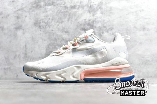 NIKE AIR MAX 270 REACT AMERICAN MODERN SUMMIT WHITE/GHOST AQUA-PHANTOM AT6174-100