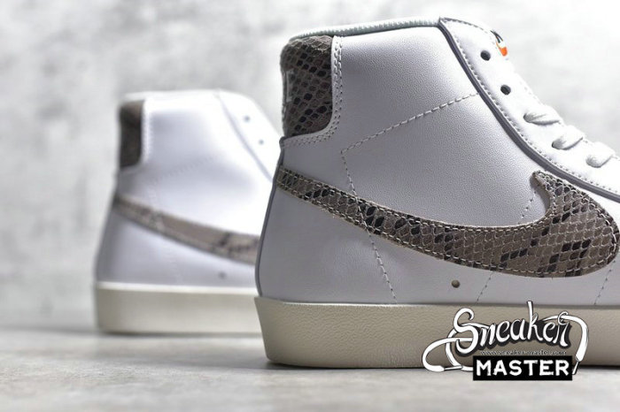 NIKE BLAZER MID VINTAGE SNAKESKIN SWOOSH WHITE/GREY/WHITE CI1176-101
