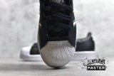 ADIDAS SUPERSTAR SHOES CORE BLACK/CLOUD WHITE/GREEN-RED BD7435