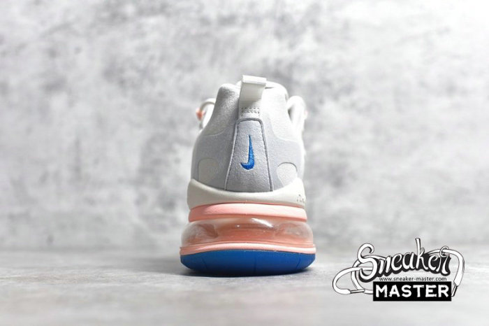 NIKE AIR MAX 270 REACT AMERICAN MODERN SUMMIT WHITE/GHOST AQUA-PHANTOM AT6174-100
