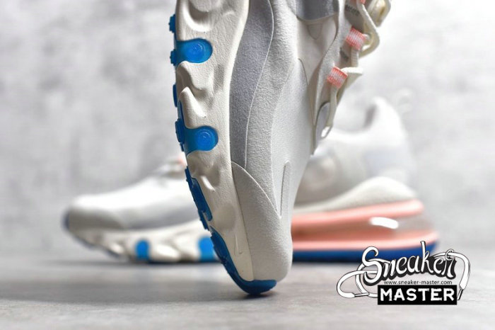NIKE AIR MAX 270 REACT AMERICAN MODERN SUMMIT WHITE/GHOST AQUA-PHANTOM AT6174-100
