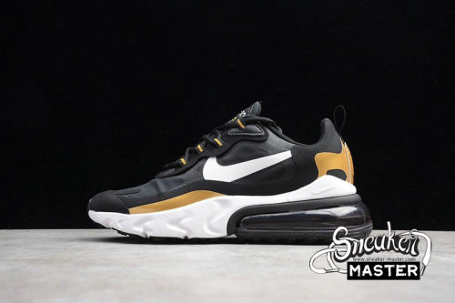 NIKE AIR MAX 270 REACT BLACK/WHITE/GOLD AO4971-006
