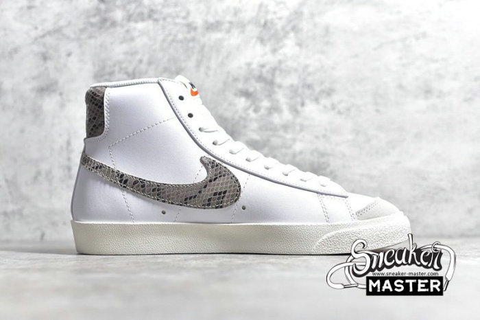 NIKE BLAZER MID VINTAGE SNAKESKIN SWOOSH WHITE/GREY/WHITE CI1176-101