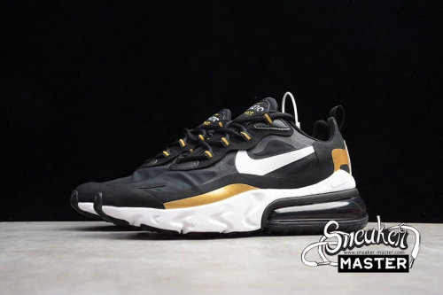 NIKE AIR MAX 270 REACT BLACK/WHITE/GOLD AO4971-006