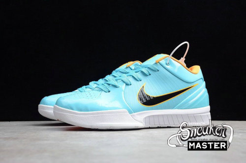 NIKE ZOOM KOBE 4 PROTRO X UNDEFEATED SAN ANTONIO SPURS HYPER TEAL/MANGO-WHITE CQ3869-300
