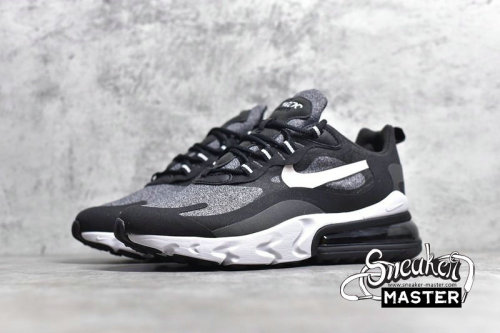 NIKE AIR MAX 270 REACT BLACK/VAST GREY-OFF NOIR-BLACK AO4971-001