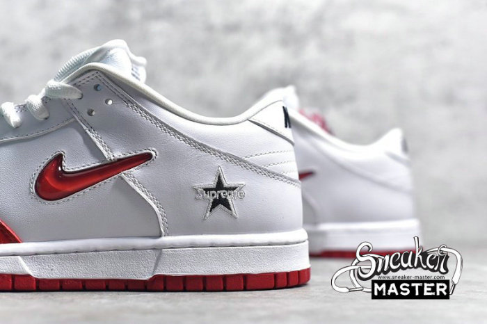 NIKE DUNK SB LOW QS X SUPREME VARSITY RED/VARSITY RED/WHITE/BLACK CK3480-600