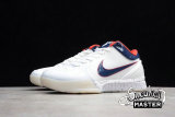 NIKE ZOOM KOBE 4 PROTRO X UNDEFEATED WHITE/NAVY BLUE/RED AV6339-104