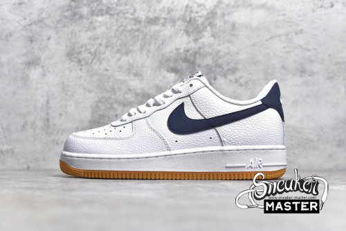 NIKE AIR FORCE 1 LOW OBSIDIAN GUM WHITE/UNIVERSITY RED-GUM MEDIUM BROWN-OBSIDIAN CI0057-100
