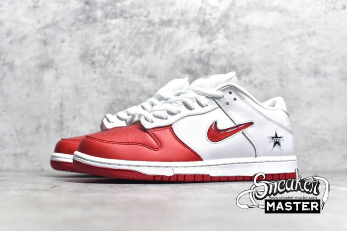 NIKE DUNK SB LOW QS X SUPREME VARSITY RED/VARSITY RED/WHITE/BLACK CK3480-600