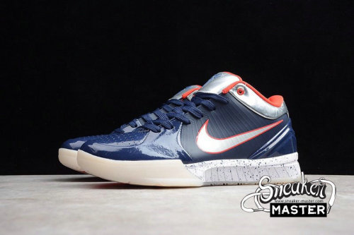 NIKE ZOOM KOBE 4 NAVY BLUE/SILVER/WHITE AV6339-014