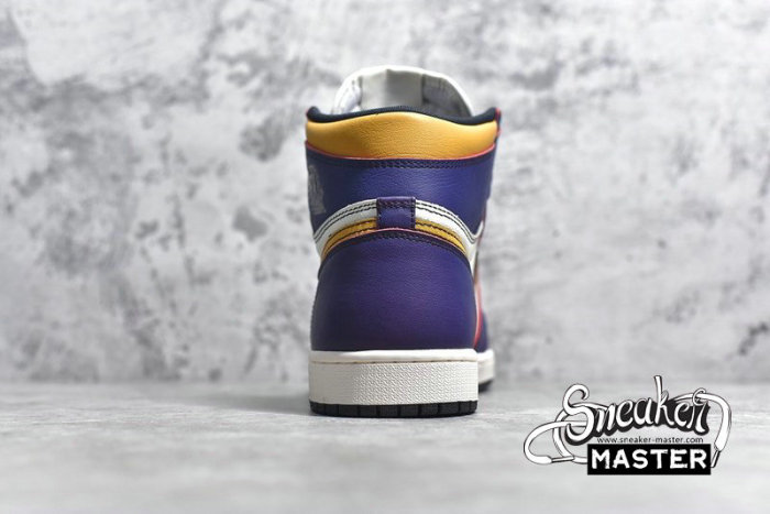 NIKE AIR JORDAN 1 RETRO HIGH OG LA TO CHICAGO COURT PURPLE/SAIL-UNIVERSITY GOLD-BLACK CD6578-507