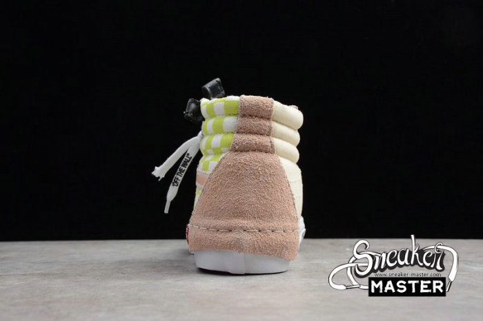 VANS VAULT SK8-HI CAP LX X OFF-WHITE PINK/YELLOW/BLACK-WHITE VN0A3TKMUC1