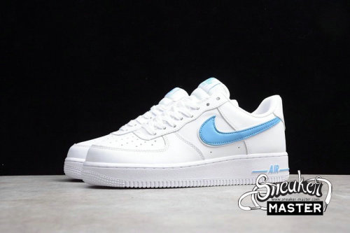 NIKE AIR FORCE 1 LOW 07 WHITE/WHITE/UNIVERSITY BLUE AO2423-100