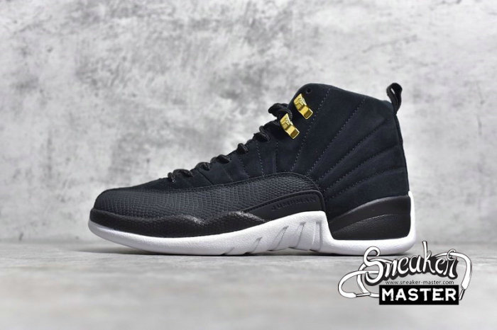 NIKE AIR JORDAN 12 RETRO REVERSE TAXI BLACK/BLACK/WHITE/TAXI 130690-017