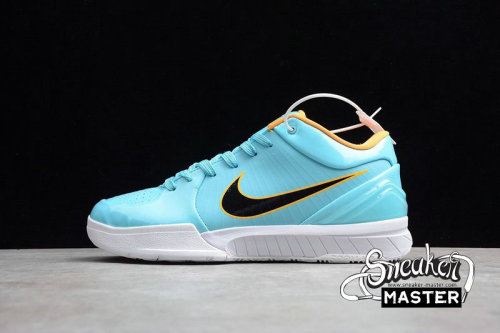 NIKE ZOOM KOBE 4 PROTRO X UNDEFEATED SAN ANTONIO SPURS HYPER TEAL/MANGO-WHITE CQ3869-300