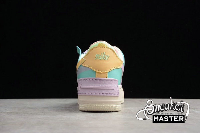 NIKE AIR FORCE 1 SHADOW PALE IVORY/CELESTIAL GOLD/TROPICAL TWIST CI0919-101