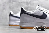 NIKE AIR FORCE 1 LOW OBSIDIAN GUM WHITE/UNIVERSITY RED-GUM MEDIUM BROWN-OBSIDIAN CI0057-100
