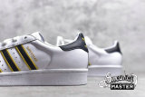 ADIDAS SUPERSTAR SHOES CLOUD WHITE/CORE BLACK/GOLD G54692