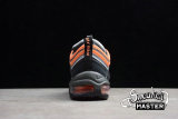 NIKE AIR MAX 97 SHOES BLACK/ORANGE/GREY 921522-013