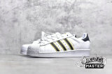 ADIDAS SUPERSTAR SHOES CLOUD WHITE/CORE BLACK/GOLD G54692