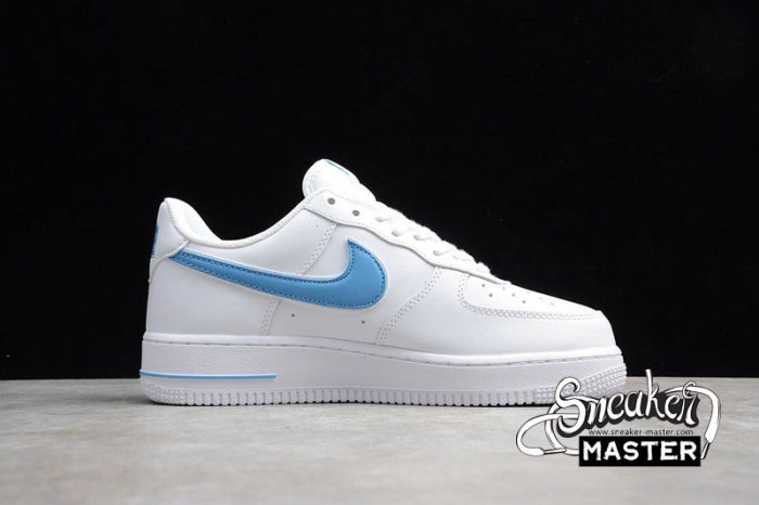 NIKE AIR FORCE 1 LOW 07 WHITE/WHITE/UNIVERSITY BLUE AO2423-100