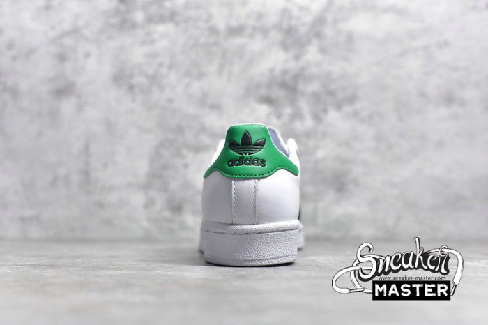 ADIDAS SUPERSTAR SHOES CLOUD WHITE/CORE BLACK/GREEN BD7434