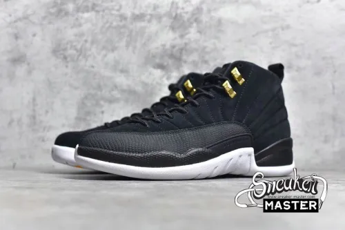 NIKE AIR JORDAN 12 RETRO REVERSE TAXI BLACK/BLACK/WHITE/TAXI 130690-017