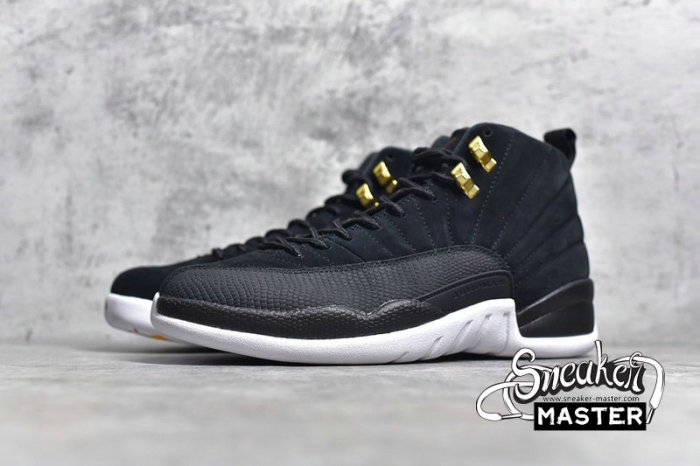 NIKE AIR JORDAN 12 RETRO REVERSE TAXI BLACK/BLACK/WHITE/TAXI 130690-017