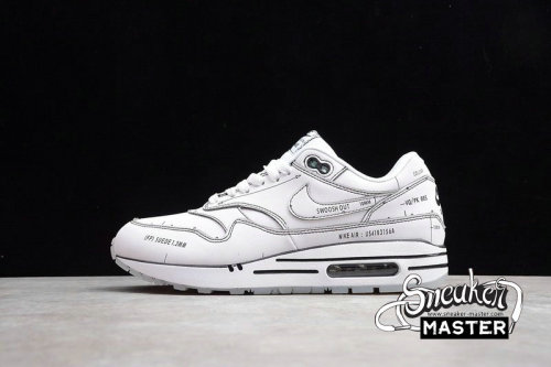 NIKE AIR MAX 1 SKETCH TO SHELF WHITE/WHITE/BLACK CJ4286-100