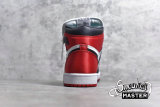 NIKE AIR JORDAN 1 HIGH OG SATIN BLACK TOE BLACK/WHITE-VARSITY RED CD0461-016