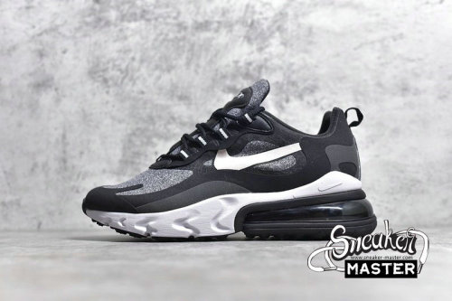 NIKE AIR MAX 270 REACT BLACK/VAST GREY-OFF NOIR-BLACK AO4971-001