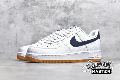 NIKE AIR FORCE 1 LOW OBSIDIAN GUM WHITE/UNIVERSITY RED-GUM MEDIUM BROWN-OBSIDIAN CI0057-100