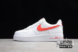 NIKE AIR FORCE 1 LOW 07 WHITE/WHITE/GYM RED AO2423-102