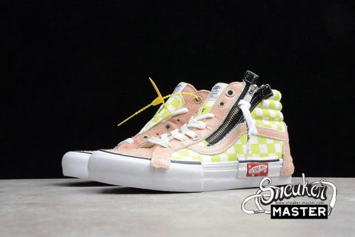 VANS VAULT SK8-HI CAP LX X OFF-WHITE PINK/YELLOW/BLACK-WHITE VN0A3TKMUC1