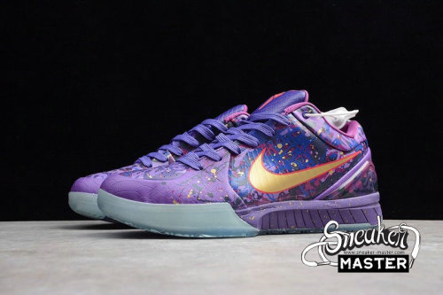 NIKE ZOOM KOBE 4 PRELUDE FINALS MVP COURT PURPLE/METALLIC GOLD-PURPLE VENOM 639693-500