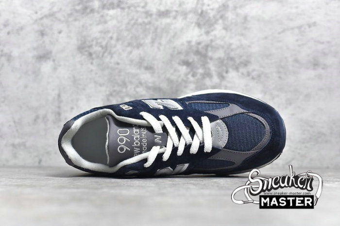 NEW BALANCE KITH X 990 V2 MADE IN USA SHARK SHARK/NAVY BLUE M990KI2