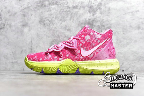 NIKE KYRIE 5 PATRICK X SPONGEBOB SQUAREPANTS LOTUS PINK/UNIVERSITY RED CJ6951-600