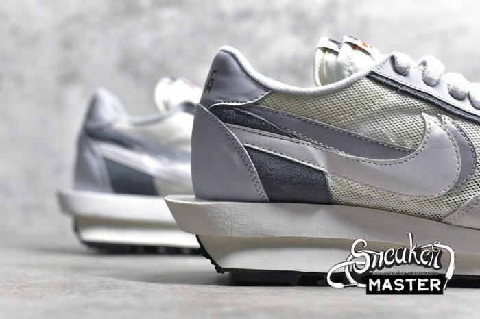 NIKE SACAI X LDWAFFLE SUMMIT WHITE/WHITE-WOLF GREY-BLACK BV0073-100