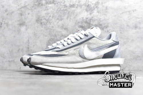 NIKE SACAI X LDWAFFLE SUMMIT WHITE/WHITE-WOLF GREY-BLACK BV0073-100