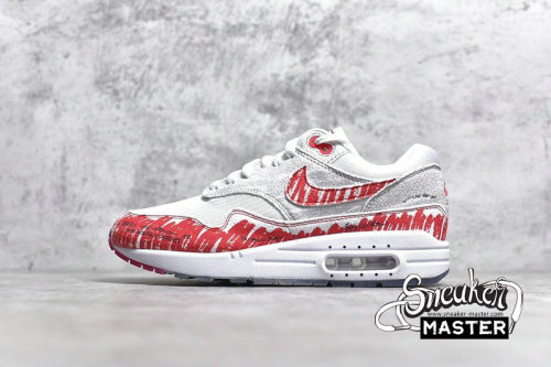 NIKE AIR MAX 1 SKETCH TO SHELF WHITE/UNIVERSITY RED/NEUTRAL GREY/BLACK CJ4286-101