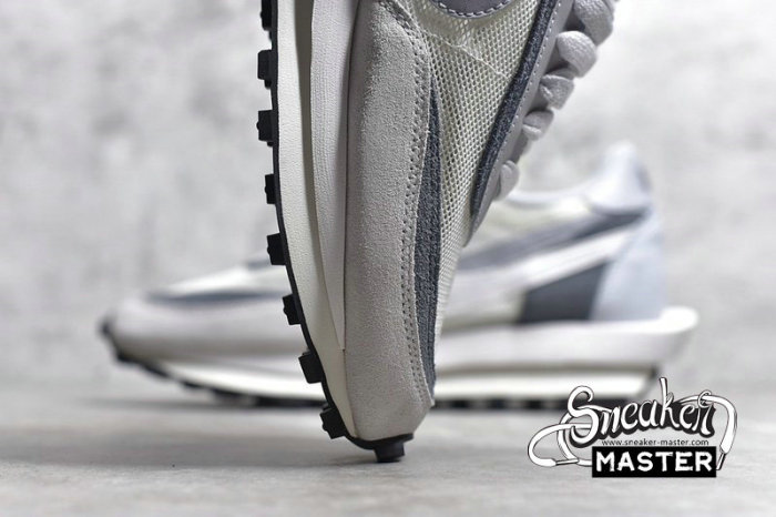 NIKE SACAI X LDWAFFLE SUMMIT WHITE/WHITE-WOLF GREY-BLACK BV0073-100