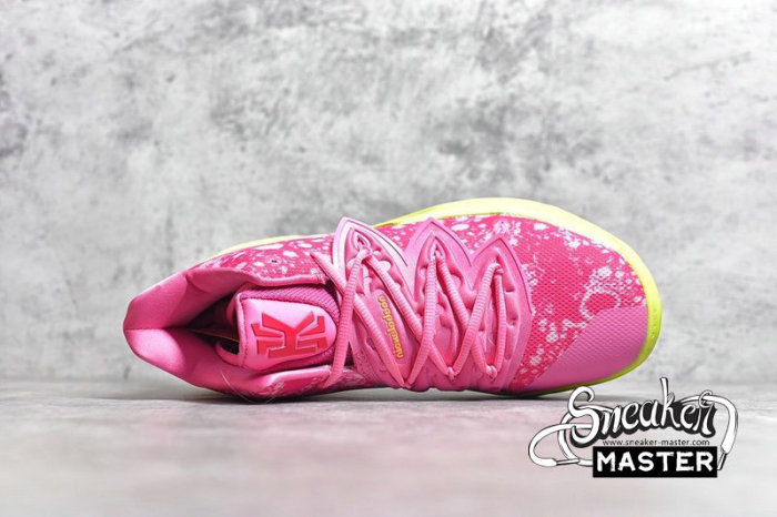 NIKE KYRIE 5 PATRICK X SPONGEBOB SQUAREPANTS LOTUS PINK/UNIVERSITY RED CJ6951-600