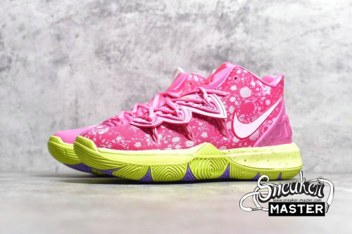 NIKE KYRIE 5 PATRICK X SPONGEBOB SQUAREPANTS LOTUS PINK/UNIVERSITY RED CJ6951-600